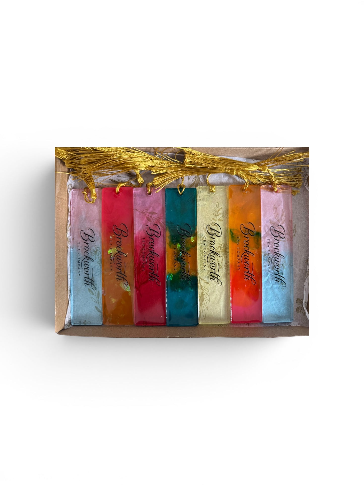 Hand - made Colourful Resin Bendy Bookmark - Brockworth Tea Company
