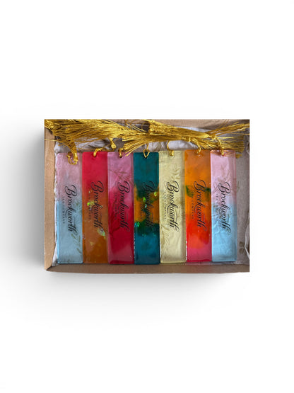 Hand - made Colourful Resin Bendy Bookmark - Brockworth Tea Company